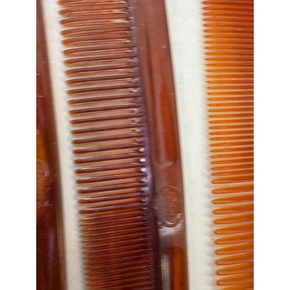 VTG Vintage 80s Goody Family 6 Pack Tortoise Unbreakable Combs Brushes 1982 - Picture 5 of 5
